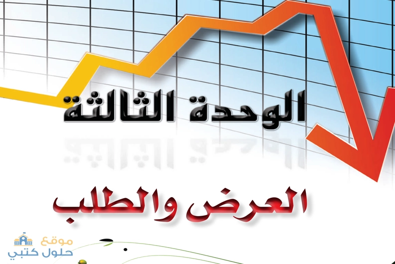 حل الوحدة الثالثة الطلب والعرض مادة مبادئ الاقتصاد ثاني ثانوي