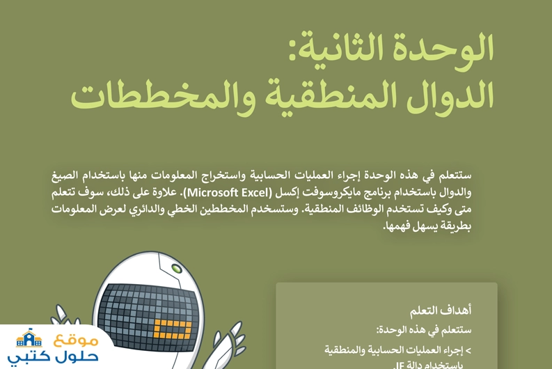 الوحدة الثانية الدوال المنطقية والمخططات