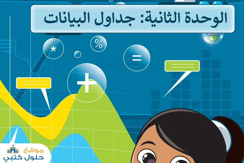 الوحدة الثانية جداول البيانات