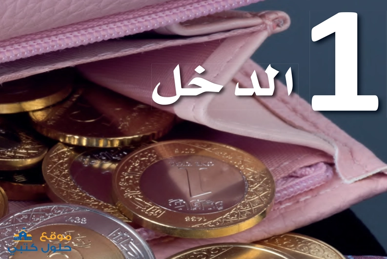 حل فصل الدخل اول ثانوي مسارات مادة المعرفة المالية