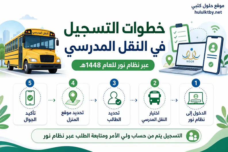 خطوات التسجيل في النقل المدرسي عبر نظام نور